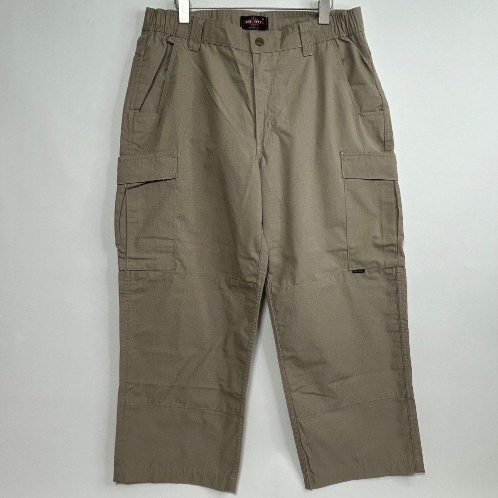 TRU-SPEC‎ Mens 24-7 Series Tactical Cargo Pants Khaki Tan Ripstop 36x30
